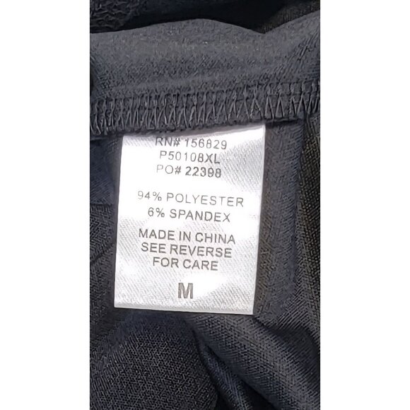 White Birch Leggings Black Wide Leg Bottom Flare Yoga Womens Med New in Bag - Picture 4 of 9